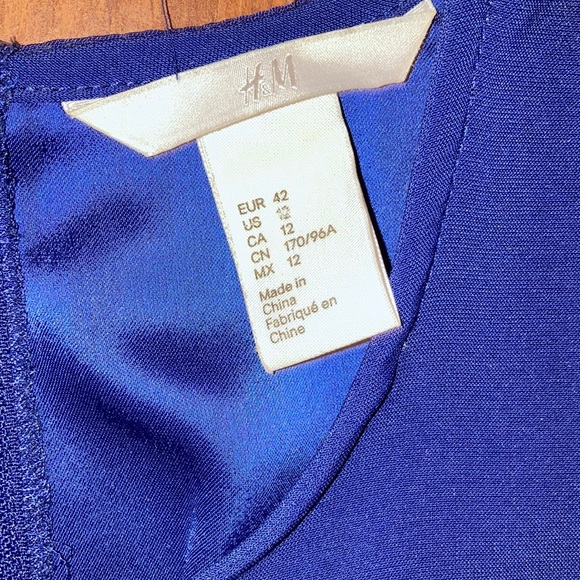 H&M Navy fit and flare dress - Picture 2 of 4